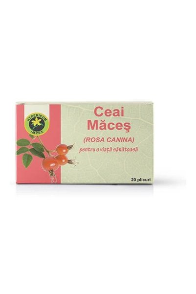 HYPERICUM Ceai Maces Hypericum, supliment alimentar din fructe de maces (Rosa...