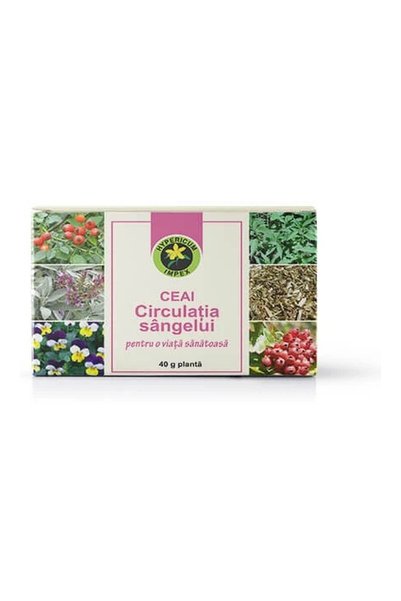 HYPERICUM Ceai Circulatia Sangelui Hypericum, supliment alimentar din 8 plant...