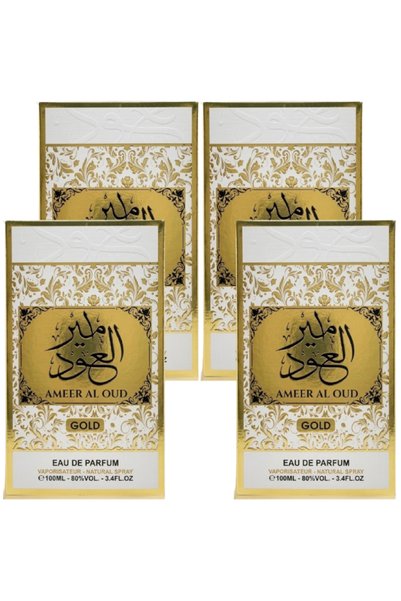 AMEER 4 قطع Al Oud Gold عطر 100ML
