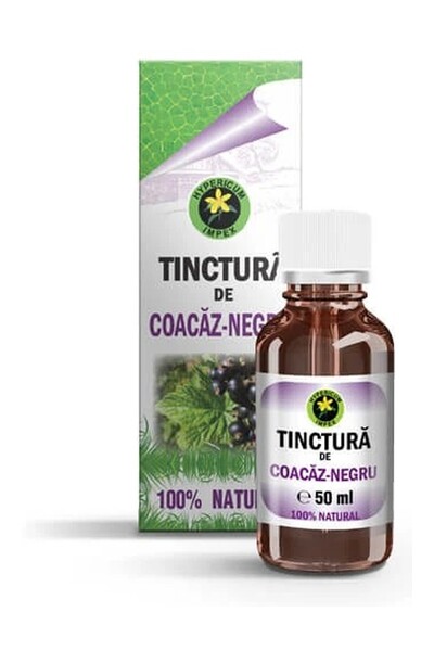 HYPERICUM Tinctura de coacaz negru Hypericum, supliment alimentar cu coacaz n...