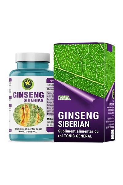 HYPERICUM Ginseng siberian Hypericum, supliment alimentar cu extract de ginse...