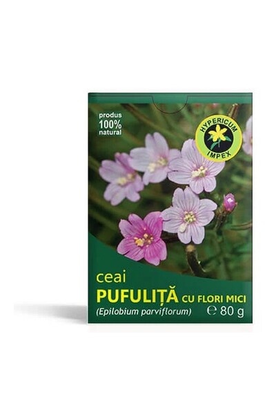 HYPERICUM Ceai Pufulita Hypericum, supliment alimentar din pufulita (Epilobiu...
