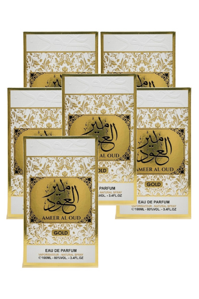 AMEER 6 قطع Al Oud Gold عطر 100ML