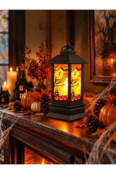 TAPIT LED Wind Lamp, Pumpkin Lantern, Mini Lantern Oil Lamp, Applicable to Pa...