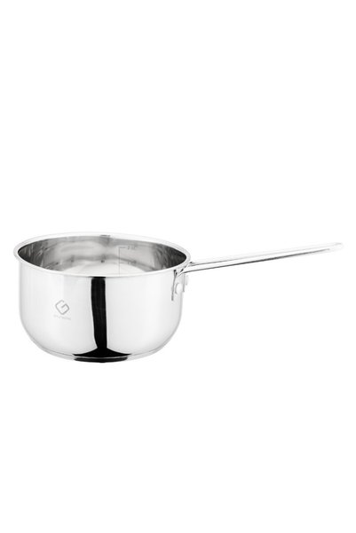 GRÜNBERG Set 2 x Cratita din Inox cu Maner, 14 cm, 1 l, Grunberg
