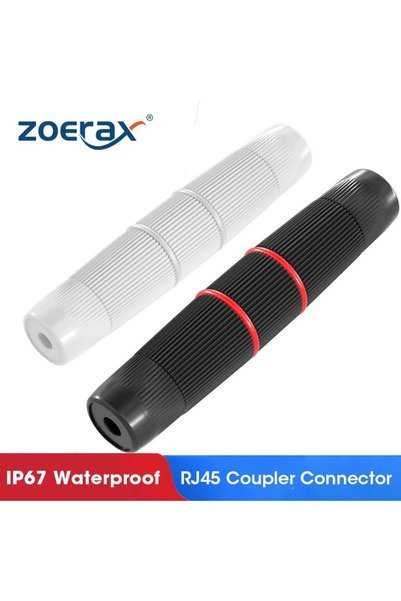 Choice ZTT-FSK-BK-001 ZoeRax Waterproof Couplers IP67 Waterproof RJ45 Coupler...
