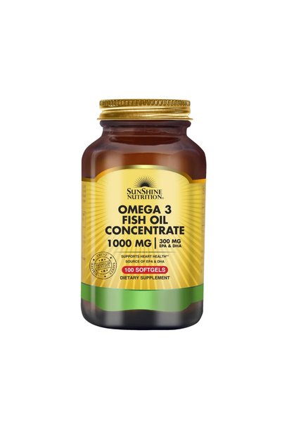 Sunshine Nutrition Naturals Omega 3 Fish Oil 1000mg Softgel 100s