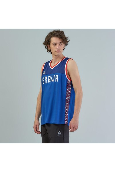 Peak Ανδρική Αμάνικη Εμφάνιση Μπάσκετ Serbia FW07771