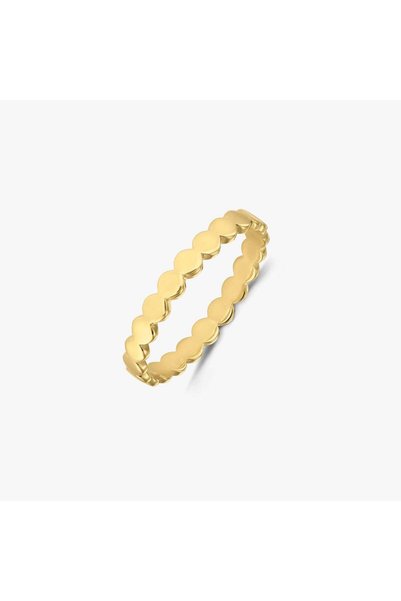 Indira Jewelry Gold-plated silver ring Dots