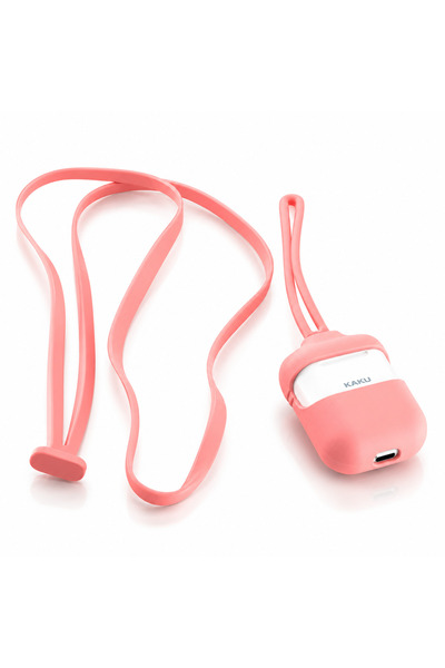 Primo Plus Silicone protective case for AirPods, including a neck strap and a...