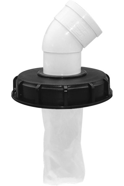 Noonedibs Accesorii container IBC, capac cu filtru, adaptor nylon 45°, capac ...
