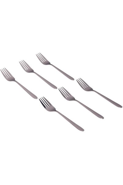 GRÜNBERG Furculite pentru Peste, din Inox, Argintii, 6 Bucati, Grunberg