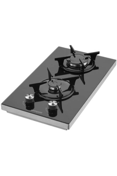 Eminçelik EC-SÜ 4120 BG30 DOĞALGAZLI+LPG BAĞLANTILI SİYAH CAM SET ÜSTÜ İKİLİ ...