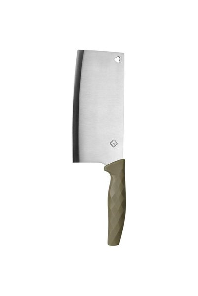 GRÜNBERG Cuțit de servire din oțel inoxidabil, mâner din plastic, 31,80 cm, G...
