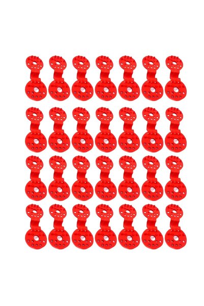 Noonedibs 50Pcs Cleme de plastic pentru umbră, cleme de plasă de umbră pentru...