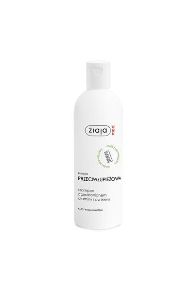 Ziaja Șampon dermatologic anti-mătreață MED cu Piroctone Olamine și Zinc, 300 ml