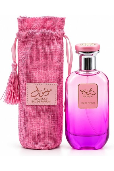 Fragrance Gallery Mausoof Eau de Parfum Spray with Pink Drawstring Pouch, 100...