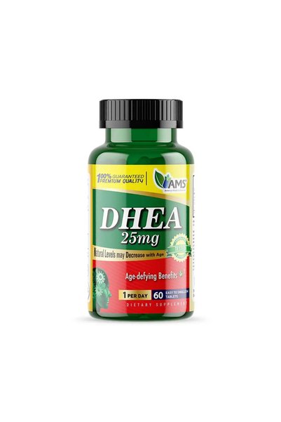 AMS DHEA 25mg Hormonal Balance & Energy Support Tablets 60s