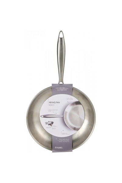 Excellent Houseware Σάκι ανοξείδωτο τηγάνι, με λαβή, 26 εκ.