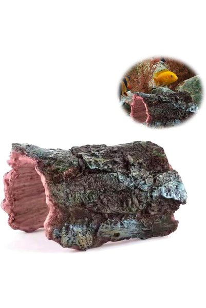 Generic Fish Tank Decorations, Resin Fish Tank Ornament Small Hollow Tree Tru...