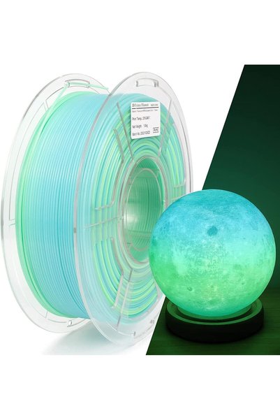 Generic خيط طابعة ثلاثية الأبعاد من مادة PETG شفاف متدرج اللون، خيط متغير الل...