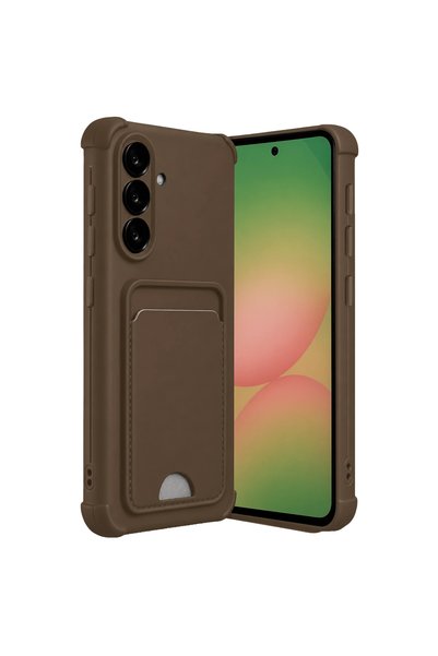 TheGencoo Samsung Galaxy A17 5g Kelvin Silicone with Business Card Holder - B...