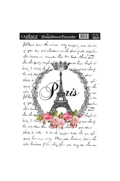 Cadence Boya Hdt03 Home Decor Ready Transfer Paper 25X35 cm