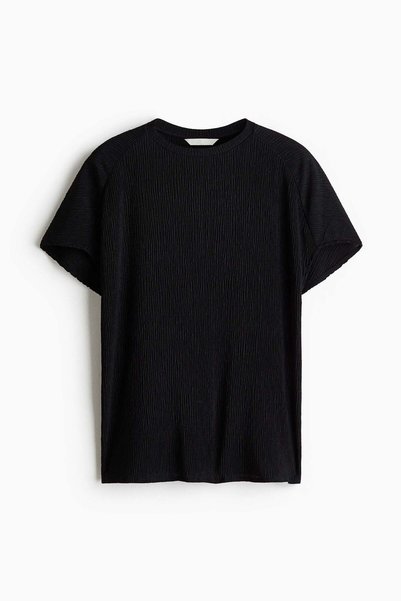 H&M قمة مجعدة