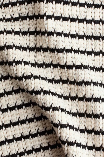 H&M 2-piece hole-knit cotton set