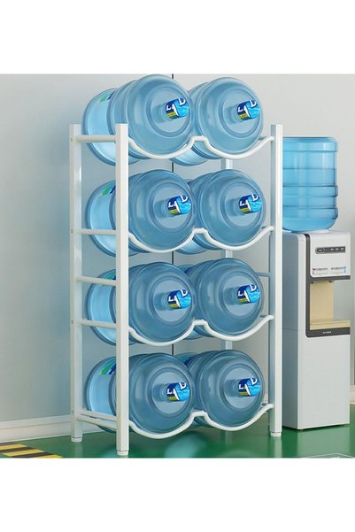 Generic حامل زجاجات المياه، حامل زجاجات مياه ثلاثي الطبقات يتسع لـ 9 زجاجات، ...