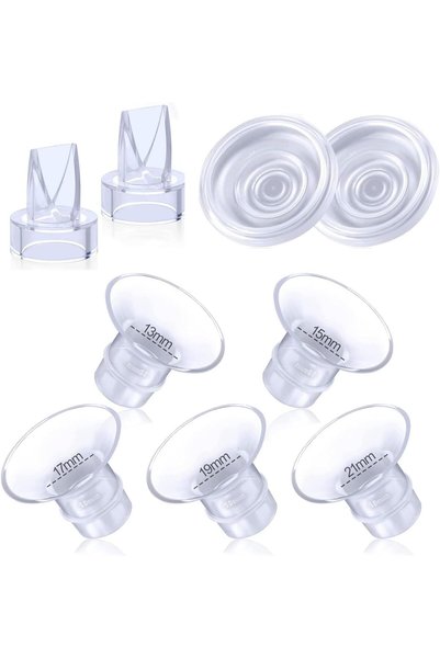 Generic 9 Pcs Pump Flange Inserts, 13/15/17/19/21mm Compatible with Elvie/Med...