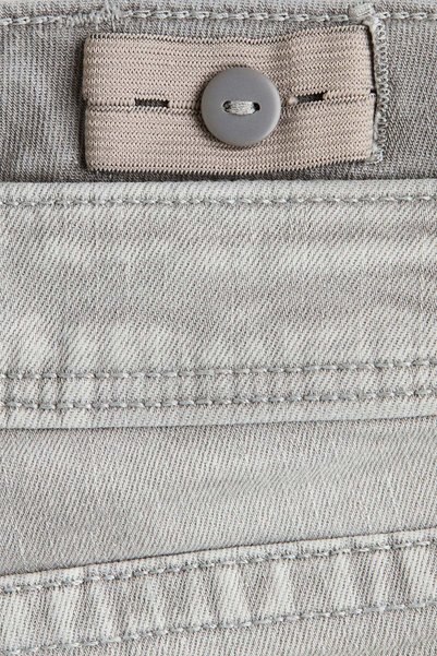 H&M Embroidery-detail Flared Leg Low Jeans