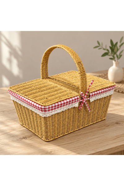 SPR Wicker Basket with Lid