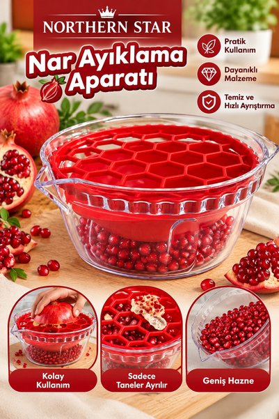 Northern Star Kolay Nar Ayıklayıcı Kapaklı Narmatik