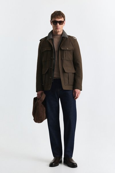 Antioch Wool Blend Relax Fit Jacket