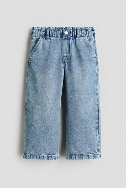 H&M Wide leg paper bag jeans