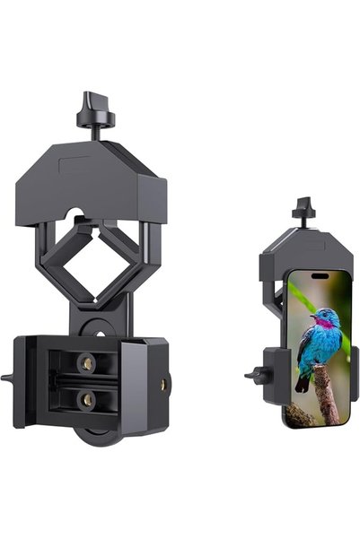 Gosky محول كاميرا تلسكوبية معدنية مقاس 1.25 بوصة ومحول حلقة T من نوع Nikon T2...
