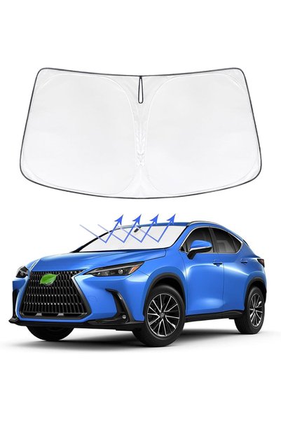 Generic واقي شمس أمامي للزجاج الأمامي لسيارة NX موديلات 2022-2024، تصميم مخصص...