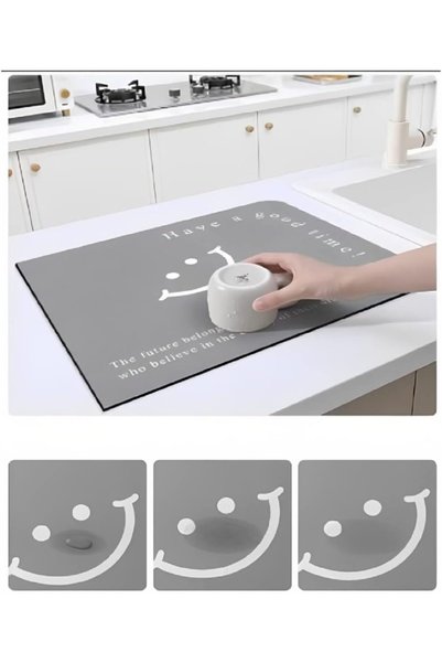 Generic Super absorbent soft non-slip quick Dish Drying Mat for Kitchen Count...
