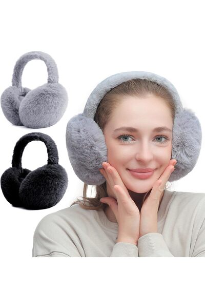 Generic Winter Ear Muffs for Men Women 2 Pack Winter Warm Ear Muff Adjustable...