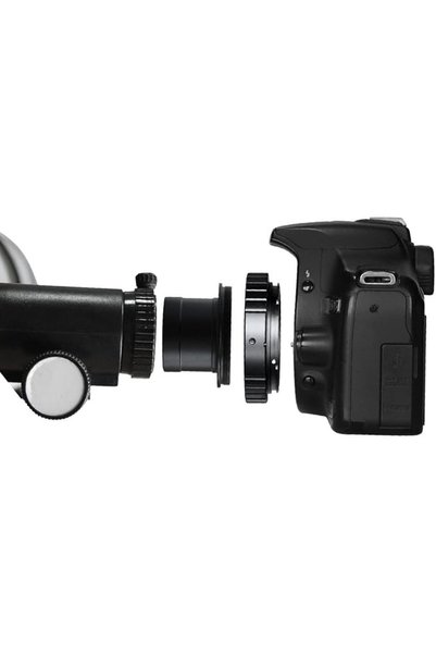 Gosky محول كاميرا تلسكوبية معدنية مقاس 1.25 بوصة ومحول حلقة T من نوع Nikon T2...