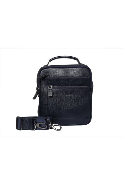 ŞAHDEM Genuine Leather Men's Shoulder Bag with Strap
