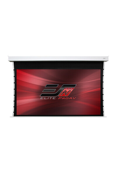 Elite Screens Ecran de proiecție electric, 299 x 168 cm, încastrat în tavan, ...