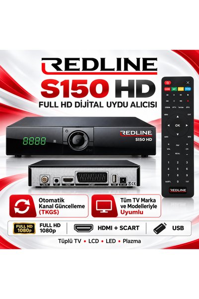 Tekno61 S150 Full Hd Uydu Alıcısı - Yeni Nesil - Otomatik Kanal Güncelleme(TK...