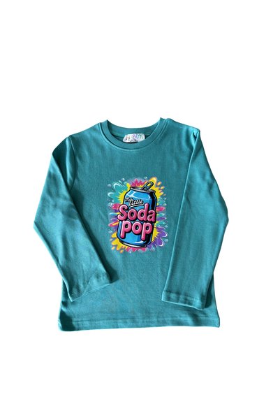 minibon Printed Long Sleeve 100% Cotton T-Shirt