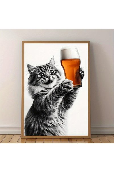 Generic Brand 1pc 12 16 Canvas Wall Art Print, Vintage Canvas Poster, Kitchen...