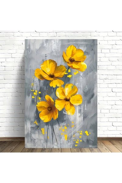 Generic Brand 1pc Abstract Floral Burst Canvas Wall Art Print, Bedroom Bar Ca...