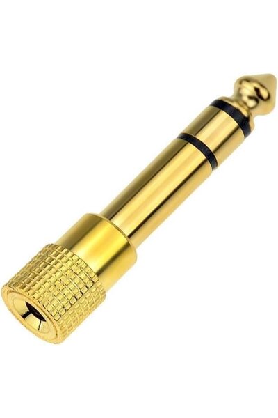 PrimeX Plus Primex Px-4458 6.3 mm Male to 3.5 mm Female Jack Adapter, 6.35 mm...