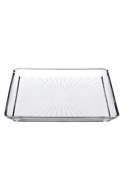 Paşabahçe Madlen Servis Tabağı 68683 Madlen Crystal Glass 24x24