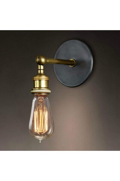 Noonedibs Lampă de perete iluminat vintage Lampă de perete elegantă în stil i...